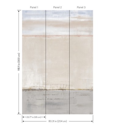 4193-7480M - Brezza Cream Wall Mural-Portofino by A Street