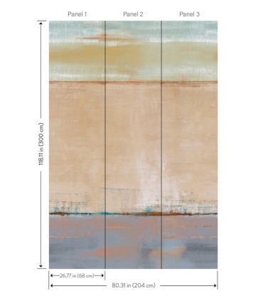 4193-7481M - Brezza Neutral Wall Mural-Portofino by A Street