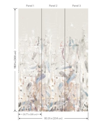 4193-7490M - Fresco Multicolor Wall Mural-Portofino by A Street