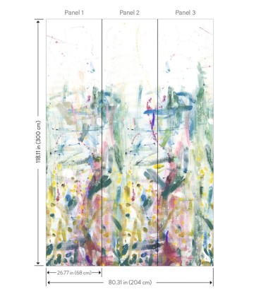 4193-7492M - Fresco Neutral Wall Mural-Portofino by A Street