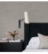 UW1002N - Sari Silk Grey Faux Fabric Wallpaper-Atmosphere Digest