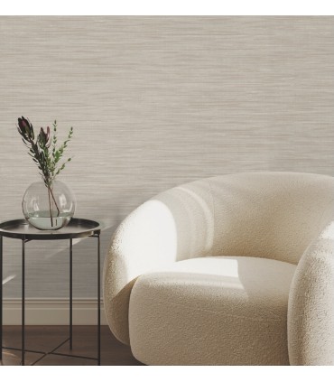 UW1008N - Sari Silk Khaki Faux Fabric Wallpaper-Atmosphere Digest