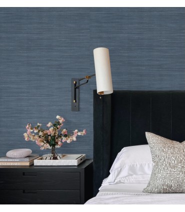 UW1003 - Sari Silk Denim Faux Fabric 54" Width Wallpaper-Atmosphere Digest