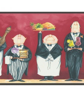 FK78453  - Fresh Kitchens 5 -Waiter Border