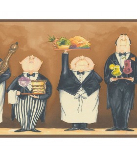 FK78454  - Fresh Kitchens 5 -Waiter Border
