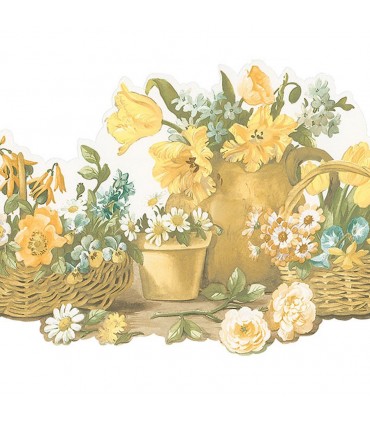 FK78466DC  - Fresh Kitchens 5 - Floral Border