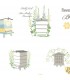 FK34423  -  Fresh Kitchens 5 -Bee Hives