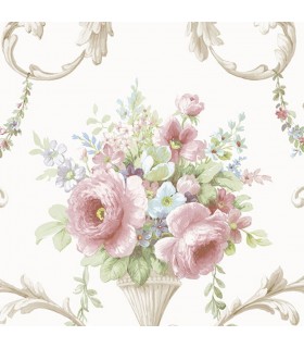 IM36419  - Silk Impressions 2 by Norwall Floral Wallpaper