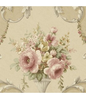 IM36424  - Silk Impressions 2 by Norwall Floral Wallpaper