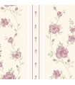 IM36410  - Silk Impressions 2 by Norwall Floral Stripe Wallpaper