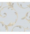 IM36418  - Silk Impressions 2 by Norwall Scroll Leaves Wallpaper