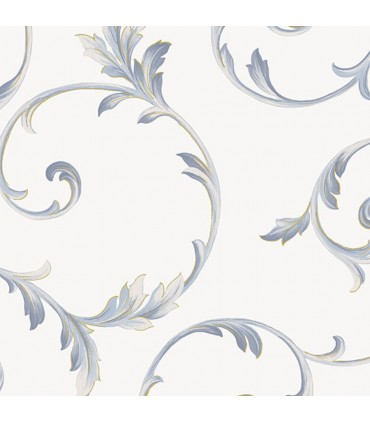 IM36415  - Silk Impressions 2 by Norwall Scroll Leaves Wallpaper