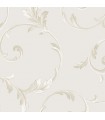 IM36417  - Silk Impressions 2 by Norwall Scroll Leaves Wallpaper