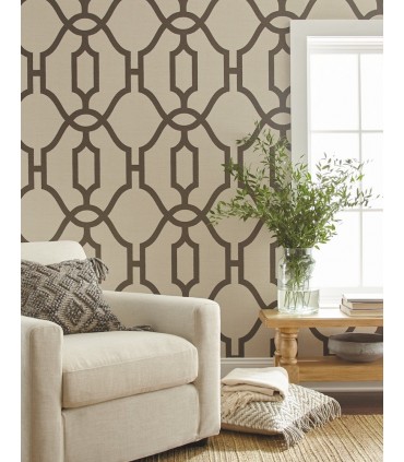 ME1551 - Magnolia Home Wallpaper Vol 2-Woven Trellis