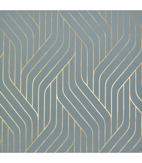 NW3520 - Modern Metals Wallpaper by Antonina Vella-Ebb and Flow