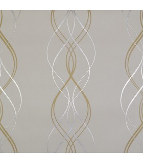 NW3549 - Modern Metals Wallpaper by Antonina Vella-Aurora