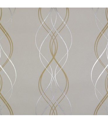 NW3549 - Modern Metals Wallpaper by Antonina Vella-Aurora