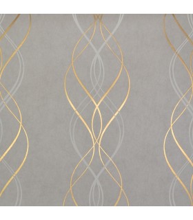 NW3550 - Modern Metals Wallpaper by Antonina Vella-Aurora