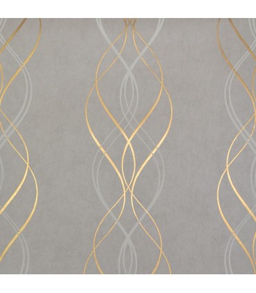 NW3550 - Modern Metals Wallpaper by Antonina Vella-Aurora