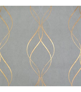 NW3551 - Modern Metals Wallpaper by Antonina Vella-Aurora