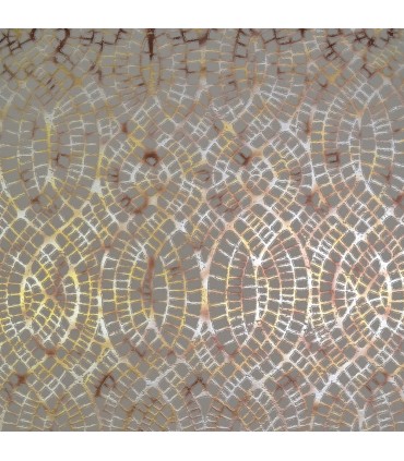 NW3560- Modern Metals Wallpaper by Antonina Vella-Tortoise