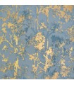 NW3581 - Modern Metals Wallpaper by Antonina Vella-Shimmering Foiliage