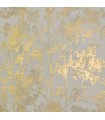 NW3582 - Modern Metals Wallpaper by Antonina Vella-Shimmering Foiliage