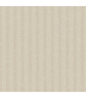 WF36331 - Wall Finishes Wallpaper by Norwall - Herringbone Stripe