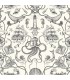 HO3360 - Tailored Wallpaper by York - Deep Sea Toile
