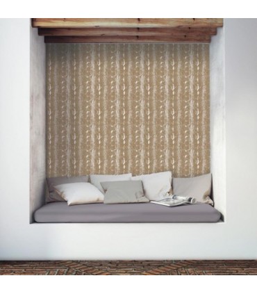 RMK10693WP - Peel and Stick Wallpaper-White and Gold Snake Skin