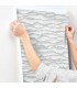RMK10695WP - Peel and Stick Wallpaper-Grey Singed