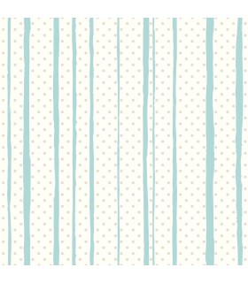 RMK10702WP - Peel and Stick Wallpaper-All Mixed Up Silver and Teal