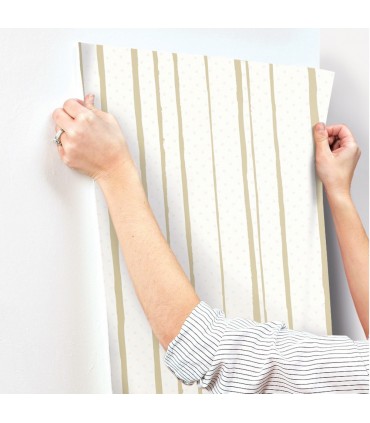 RMK10703WP - Peel and Stick Wallpaper-All Mixed Up Gold