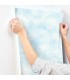 RMK10708WP - Peel and Stick Wallpaper-Clouds in Teal