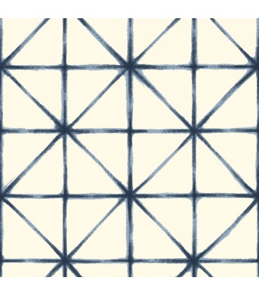 RMK10844WP - Peel and Stick Wallpaper-Modern Abstract Blue