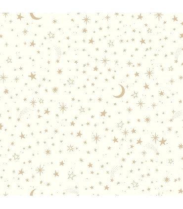 RMK10850WP - Peel and Stick Wallpaper-Twinkle Little Star Gold