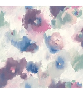 RMK11079WP - Peel and Stick Wallpaper-Impressionist Floral