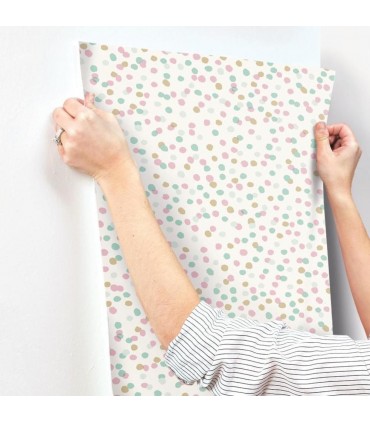 RMK3504WP - Peel and Stick Wallpaper-Confetti