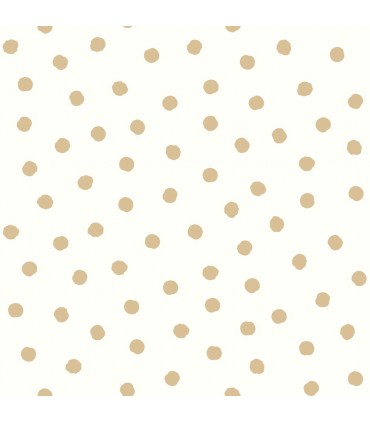 RMK3524WP - Peel and Stick Wallpaper-Small Gold Dot