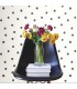 RMK9010WP - Peel and Stick Wallpaper-Black Dots