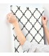 RMK9018WP - Peel and Stick Wallpaper-Modern Black Trellis