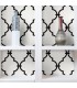 RMK9018WP - Peel and Stick Wallpaper-Modern Black Trellis