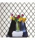 RMK9018WP - Peel and Stick Wallpaper-Modern Black Trellis