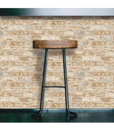RMK9037WP - Peel and Stick Wallpaper-Brick