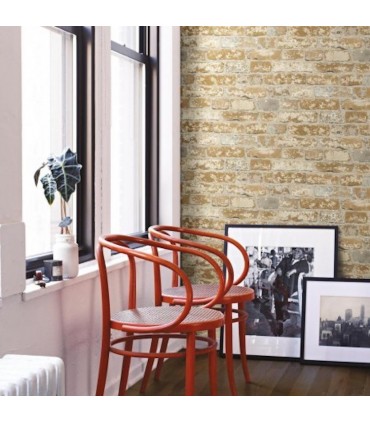 RMK9037WP - Peel and Stick Wallpaper-Brick