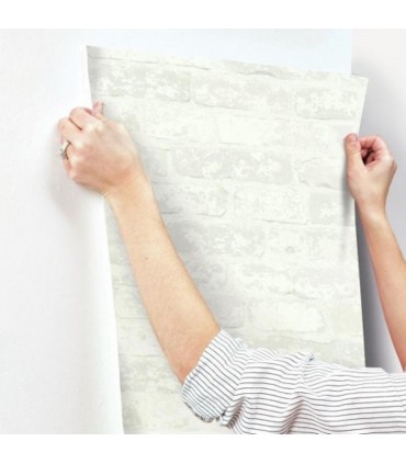 RMK9038WP - Peel and Stick Wallpaper-Brick