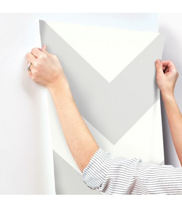 RMK9075WP - Peel and Stick Wallpaper-Large Chevron