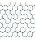 RMK9093WP - Peel and Stick Wallpaper-Blue Open Geometric
