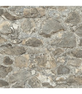 RMK9096WP - Peel and Stick Wallpaper-Weathered Stone