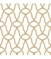 RMK9121WP - Peel and Stick Wallpaper-Gold Trellis